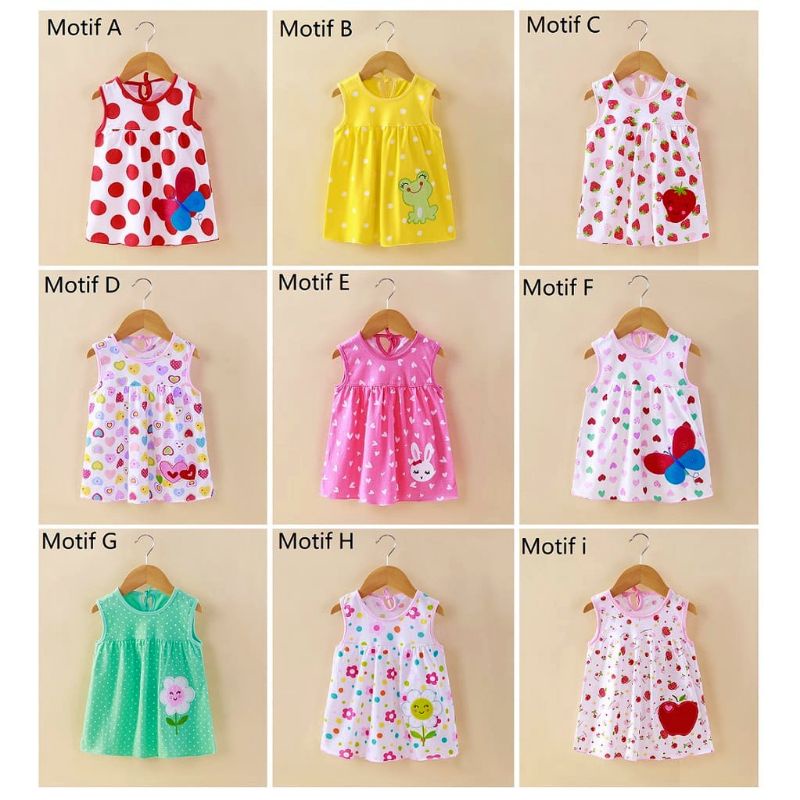 Dress anak perempuan PRINTED DRESS Premium Quality