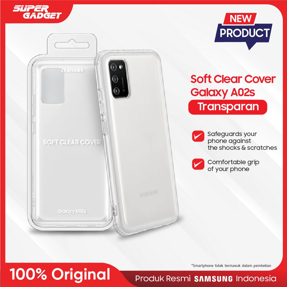 Samsung Galaxy A02s Soft Clear Cover / Casing / Case  / kesing transparan – Original Product