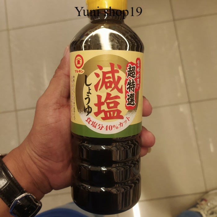 

marukin soy sauce low sodium - kecap asin rendah sodium 500ml