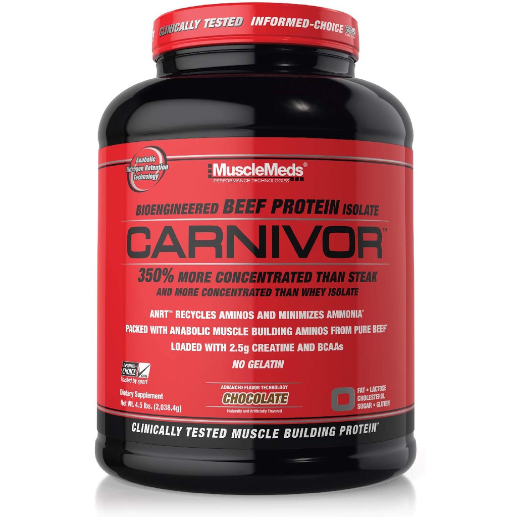 Musclemeds Carnivor Whey 4lbs 4 lbs Whey Protein Beef Carniwhey