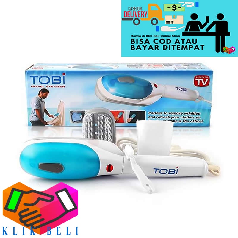 Tobi Setrika Uap Steamer Iron Portable Setrika Travel Pakaian Laundry