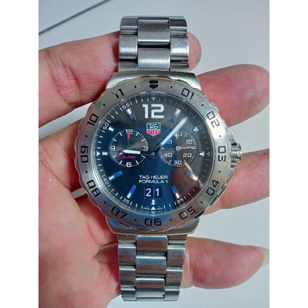 tag heuer formula1 grande date alarm WAU111A.BA0858 original bekas