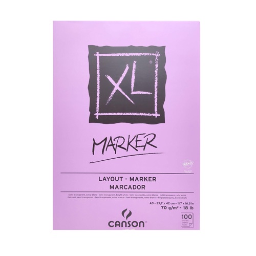 

Canson Sketchbook XL Marker 100S A3 70G | Buku Gambar Sketchbook Tebal | 200297237