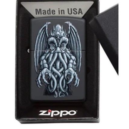 Zippo Original USA 49122 Monster Black - Stok Lengkap - Resmi