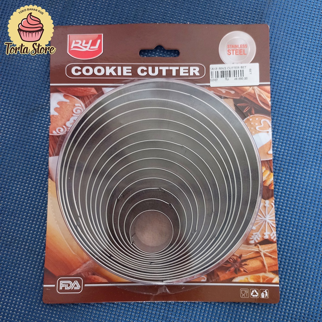 RING CUTTER SET COOKIE CUTTER