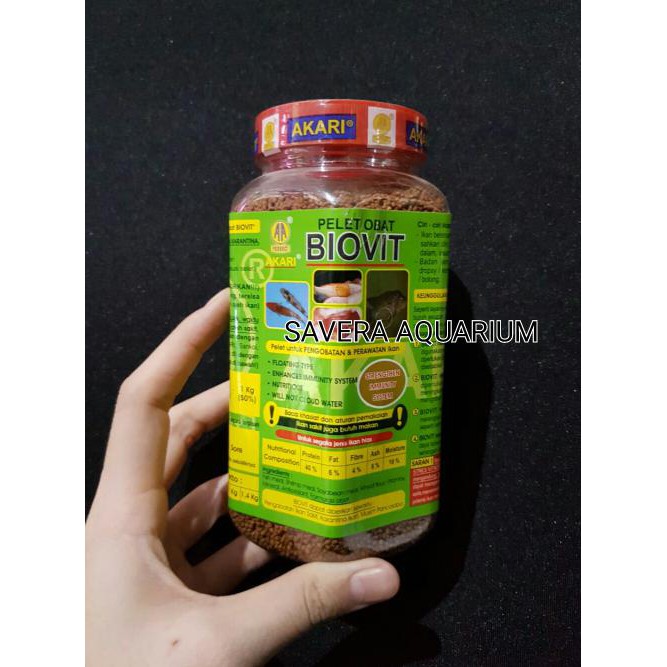 

BIOVIT 350gr / Pelet Obat / Perawatan Ikan