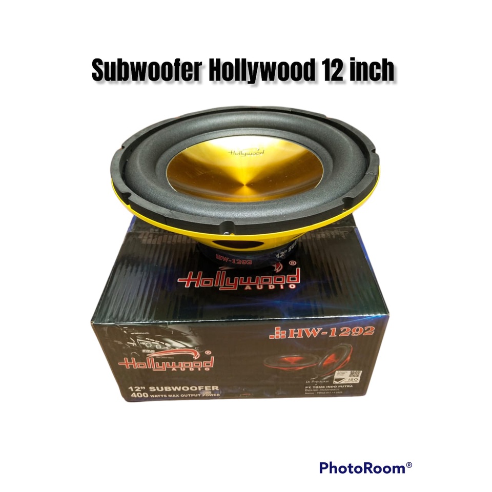 Subwoofer Hollywood 12inch HW/1292 Double Coil HW Speaker Mobil BassBox Aktif Hollywood Audio