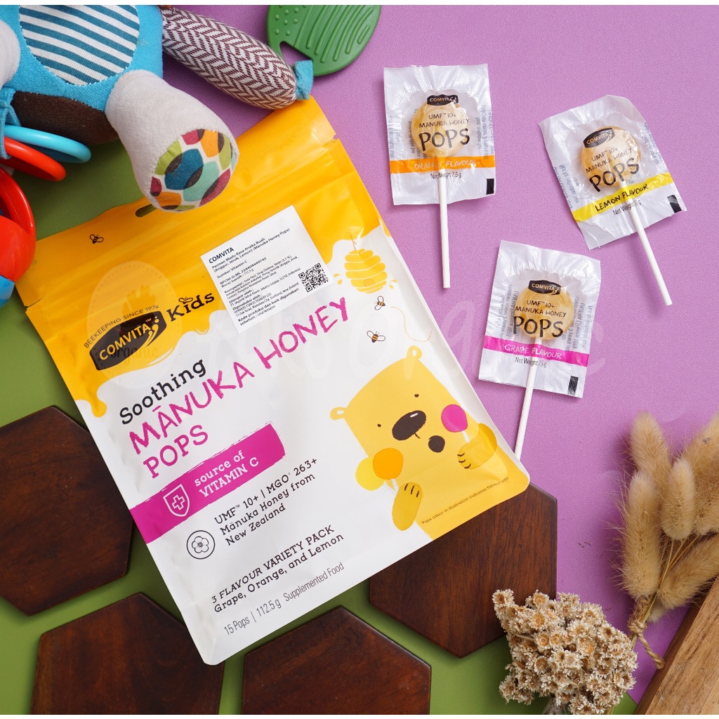 

Comvita Kids Soothing Manuka Honey Pops 15pops 112.5gr