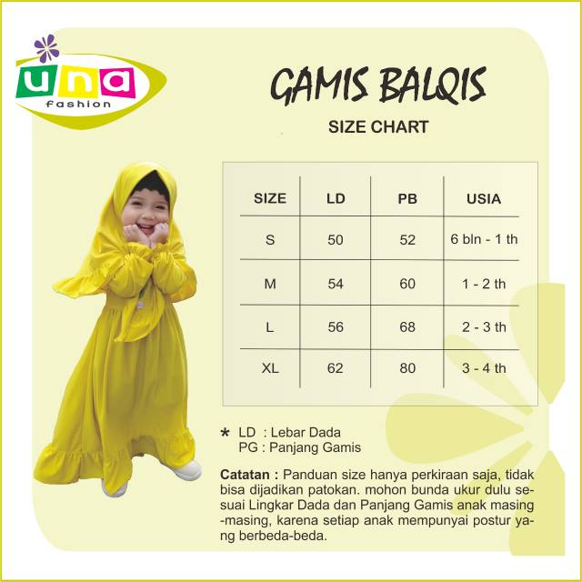 Gamis Balqis by UNA FASHION