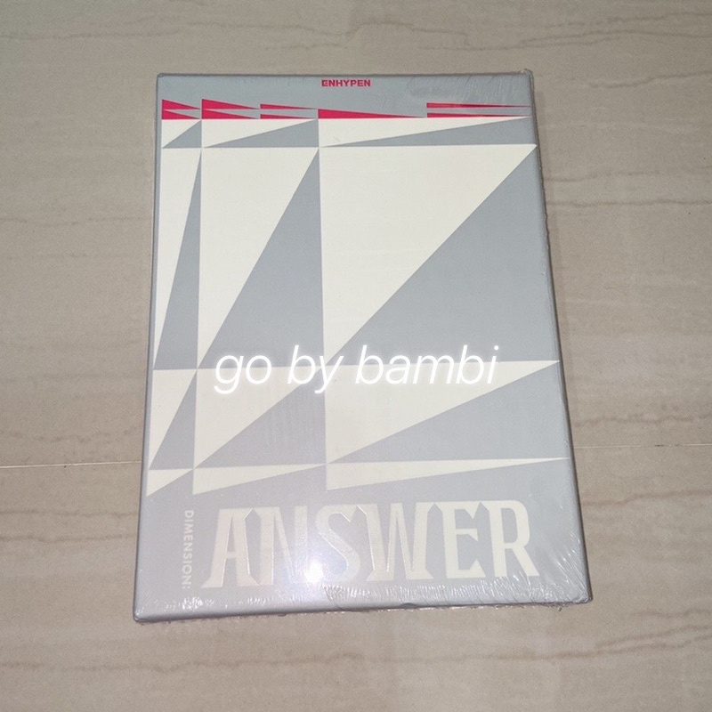 (BOOKED) ENHYPEN DIMENSION ANSWER (SEALED)