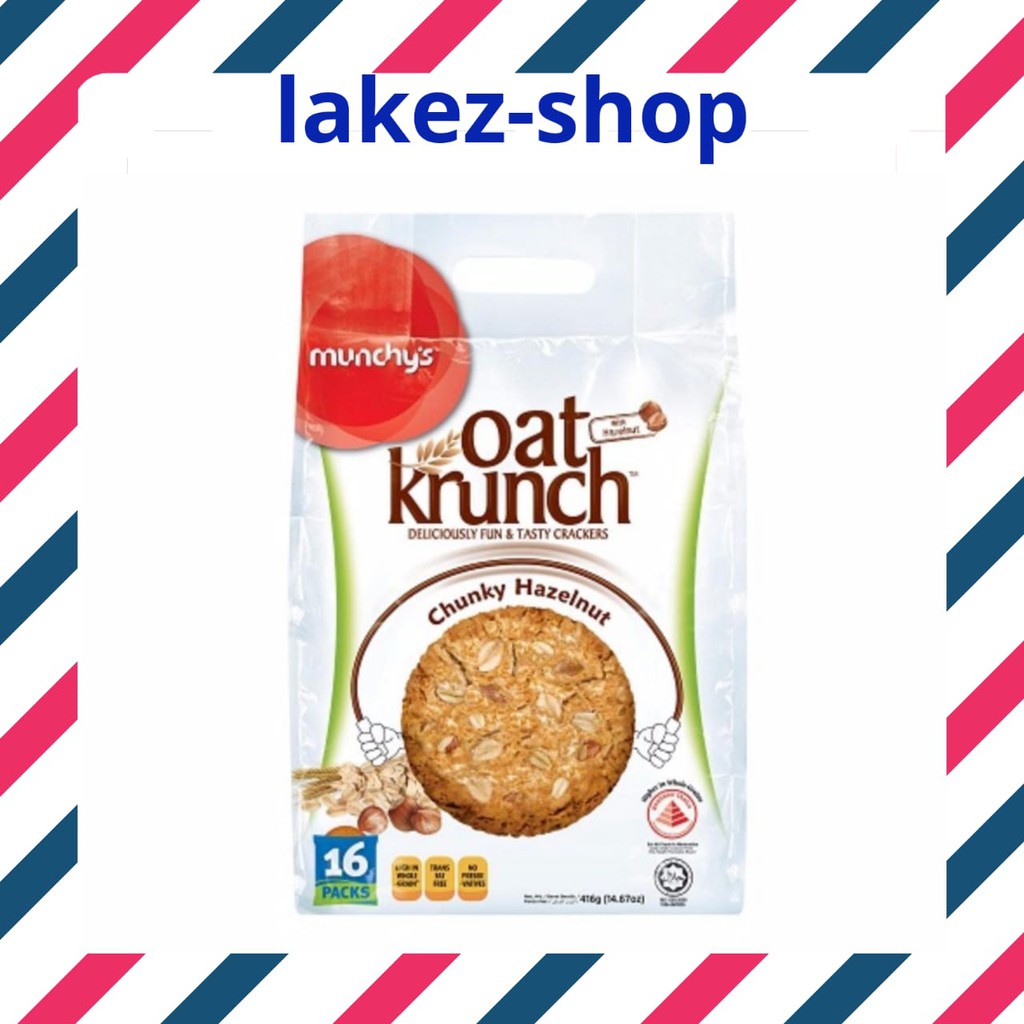 

Munchys Oat Krunch Hazelnut/ Cookies/ Biscuits oat/ Cookies Hazelnut 417g