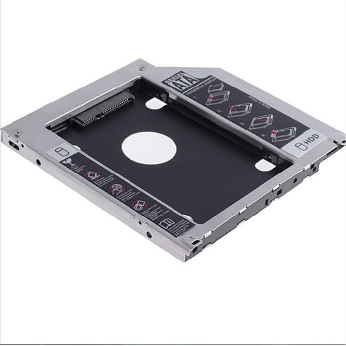 C*   SSD HDD Caddy 9.5mm / 12.7 mm SATA DVD Slot Hardisk  Baru