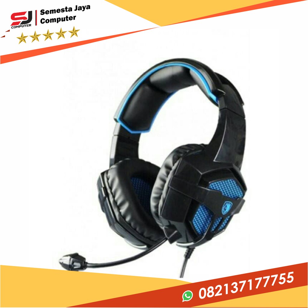 HEADSET GAMING SADES 739 B POWER 3.5mm DOUBLE JACK