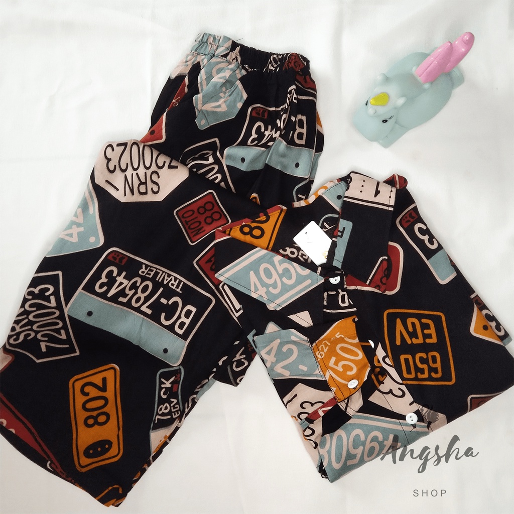 ONESET WANITA - BAJU TIDUR WANITA - BAJU TIDUR KATUN - BAJU TIDUR JUMBO - ONE SET JUMBO