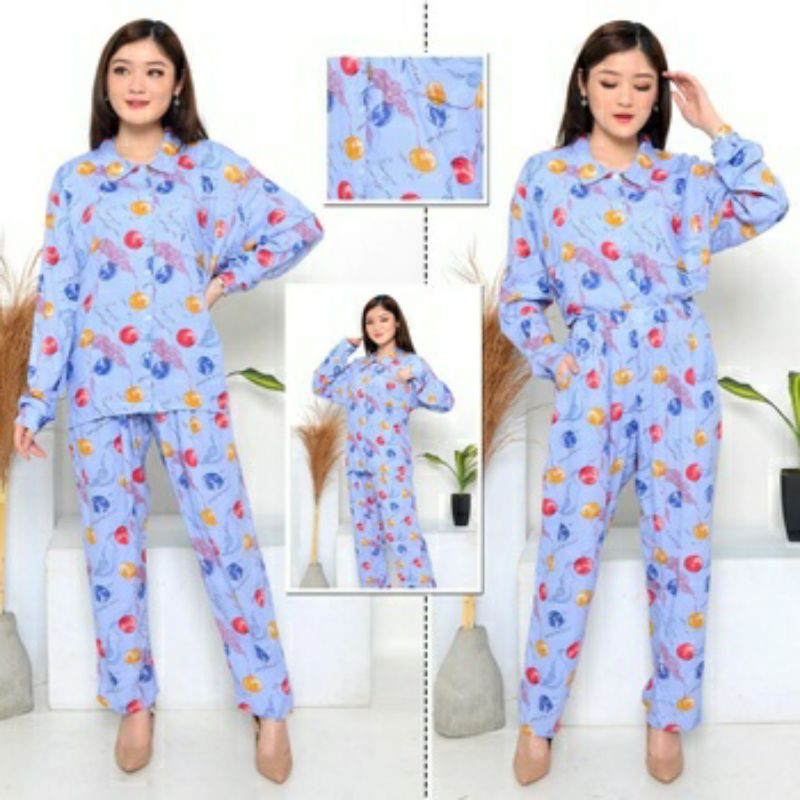 ELONAFASHION /SET JUMBO BELLA /SETELAN HARIAN WANITA/ATASAN BAWAHAN PREMIUM QUALITY/BESTSELLER