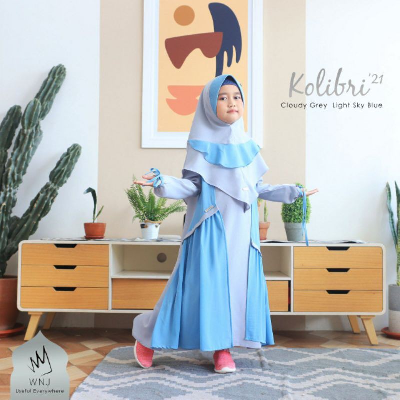 WNJ sarimbit kolibri 21 gamis anak