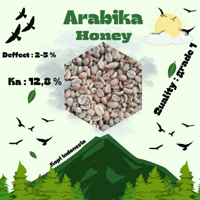 Jual Greenbean Biji Kopi Arabika Java Ijen Honey Kg Shopee Indonesia