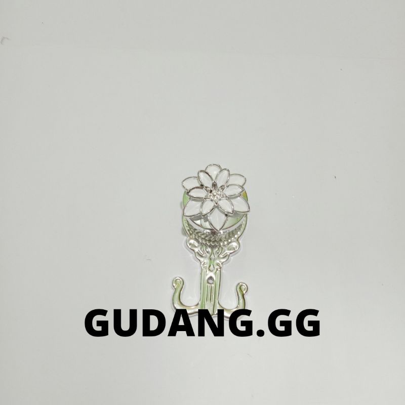 HOOK /CANTOLAN/PENGAIT GORDEN TERATAI BASE SILVER ( TERMURAH) HRG PER BIJI