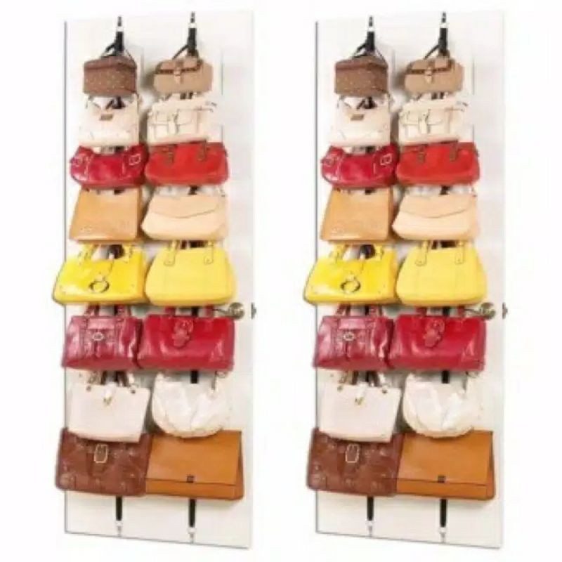 DD1 Rak Gantungan Tas Organizer Bag Rack Portable | Wadah Tempat HBO Cantolan Hanger Tas Hemat Lemari