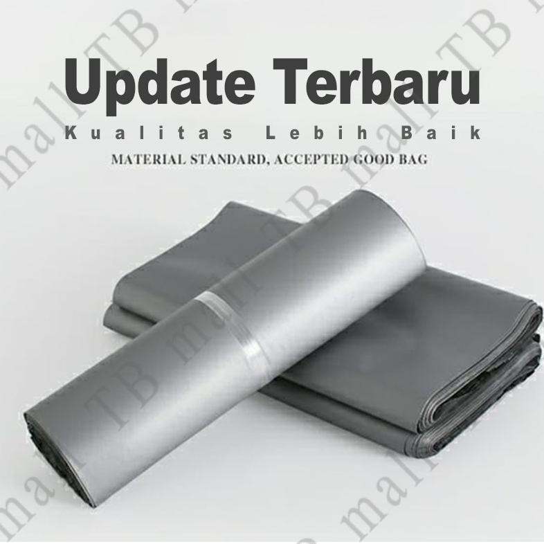 

Plastik Packing Polymailer Ldpe Online Shop 30X40Cm Silver Glossy Isi 100Pcs Lem Perekat Tebal