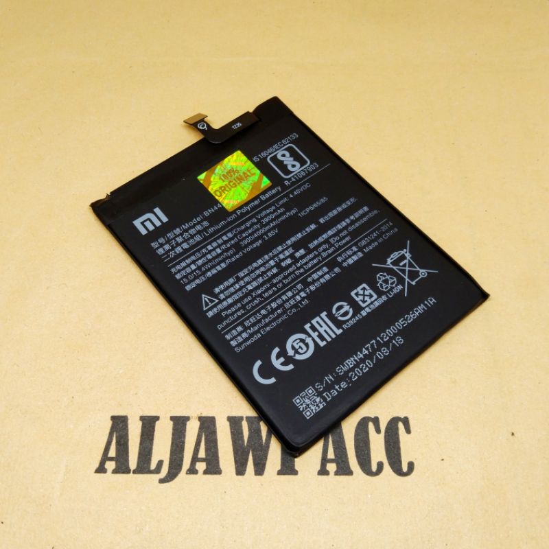 Baterai Batre Battery Xiomi Xiaomi Redmi 5+ Redmi 5 Plus BN44 Original Battery