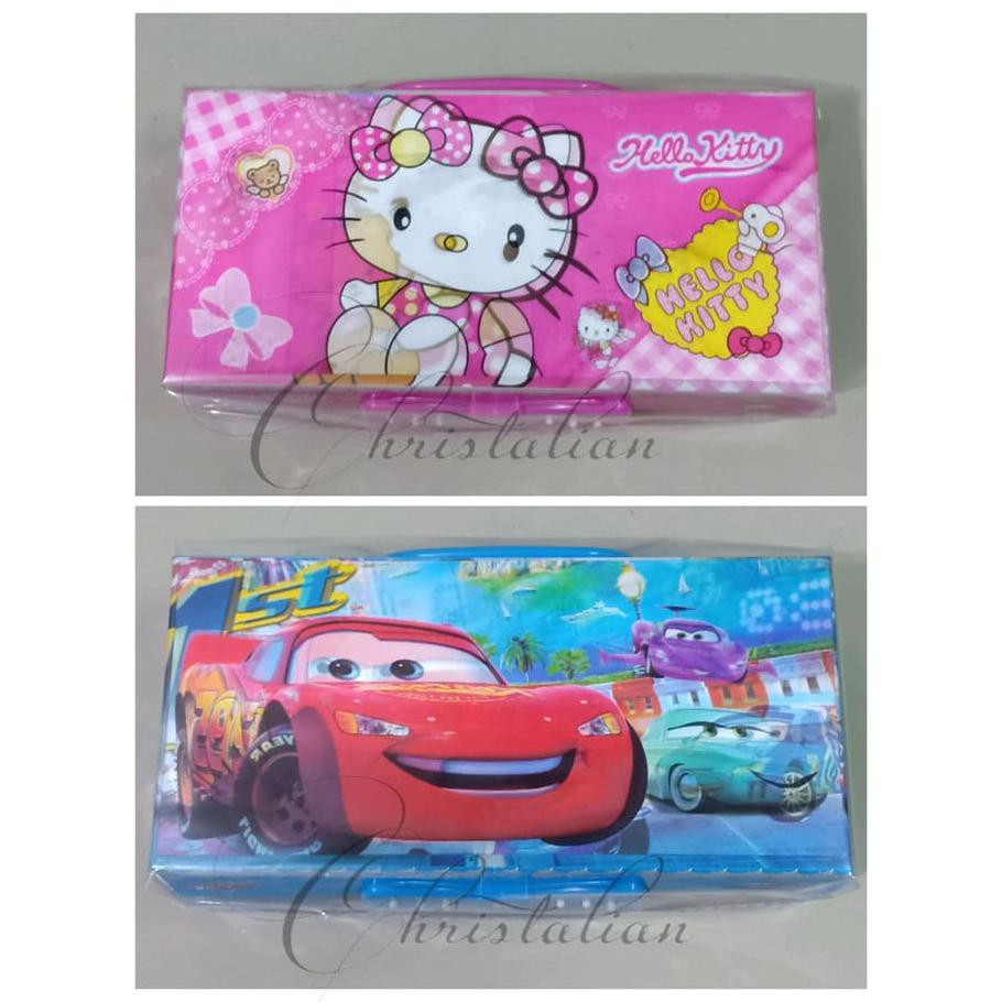 

BIG SALE KOTAK TEMPAT PENSIL KODE ANGKA GAMBAR HOLOGRAM 3D, 2 SUSUN TINGKAT - HELLO KITTY !!!!!!