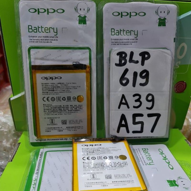 battery batrai baterai tanam Oppo BLP619 A39 A57