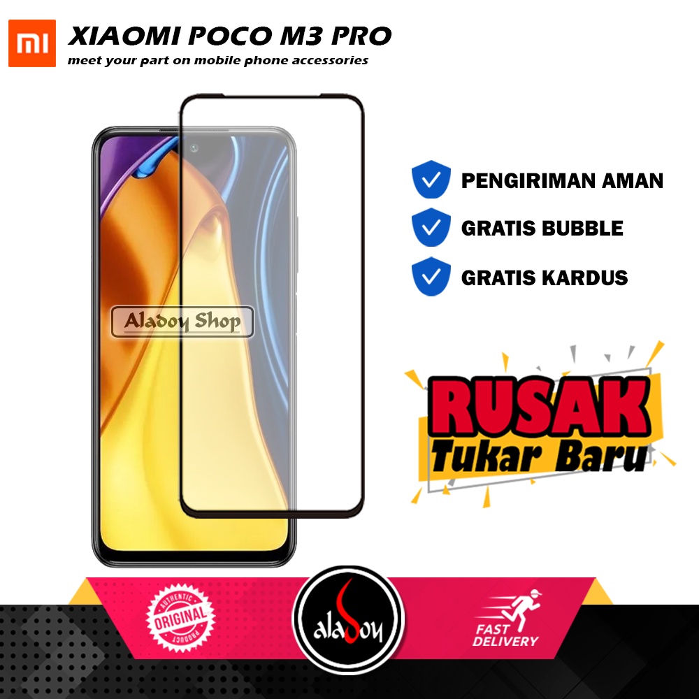 Tempered Glass Xiaomi Poco M3 Pro 5G ( 2021 ) Anti Gores Layar Screen Protector