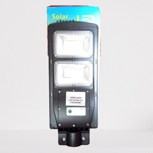 LAMPU JALAN TENAGA SURYA 40 WATT PJU LED LAMPU LED PANEL TENAGA SURYA