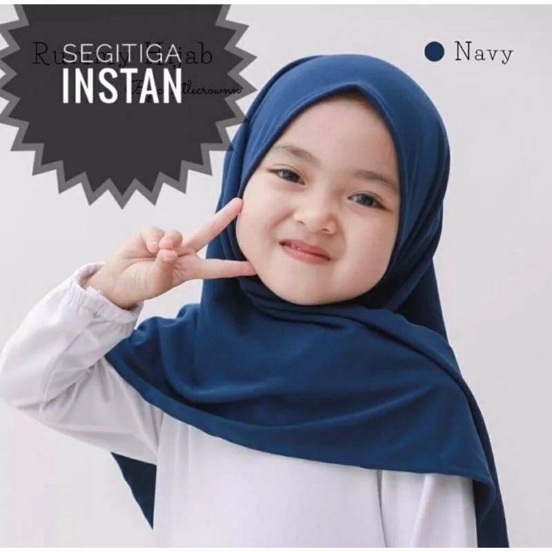 HIJAB SEGI TIGA INSTAN ANAK