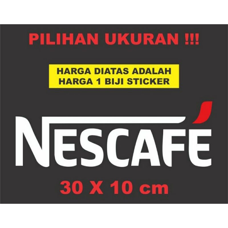 stiker NESCAFE viral all Motor