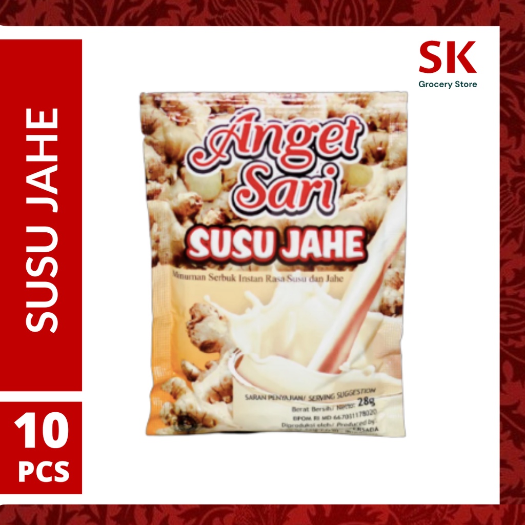 

[Harga Grosir] Anget Sari Susu Jahe 25gr x 10pcs (1 Renteng)