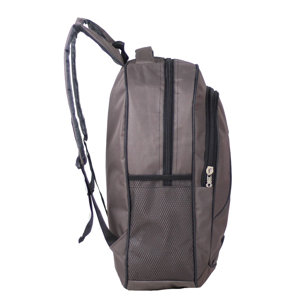 Tas Ransel Kuliah Ransel Murah Tas Smp Sma Ransel Polo Classic Coklat Tas Multifungsi Free Raincover