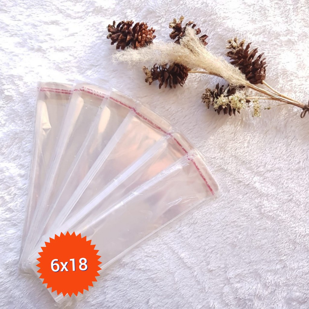 PLASTIK OPP 6x18 ISI 100 PLASTIK KONEKTOR