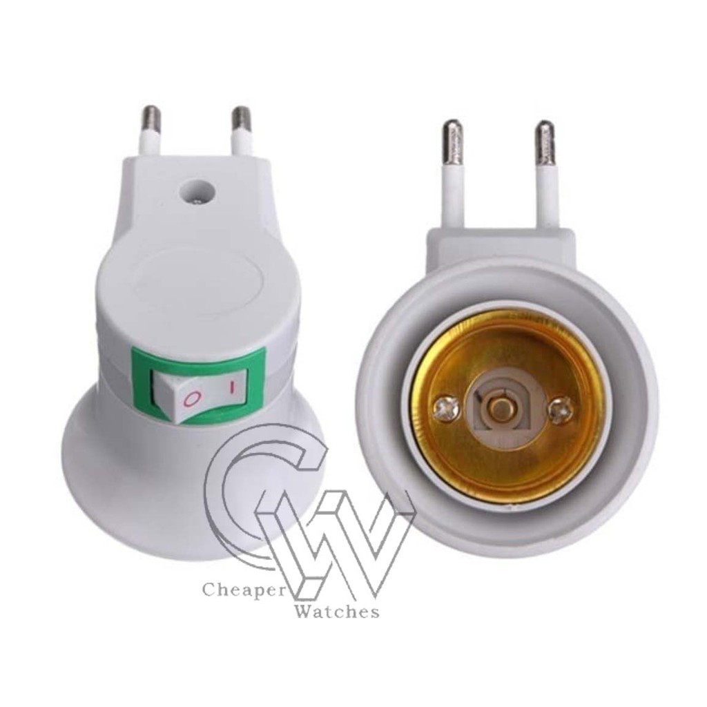 Cheaper-Fitting Colok Lampu Fitting Lampu Tidur Fitting E27 Saklar Switch On Off Termurah