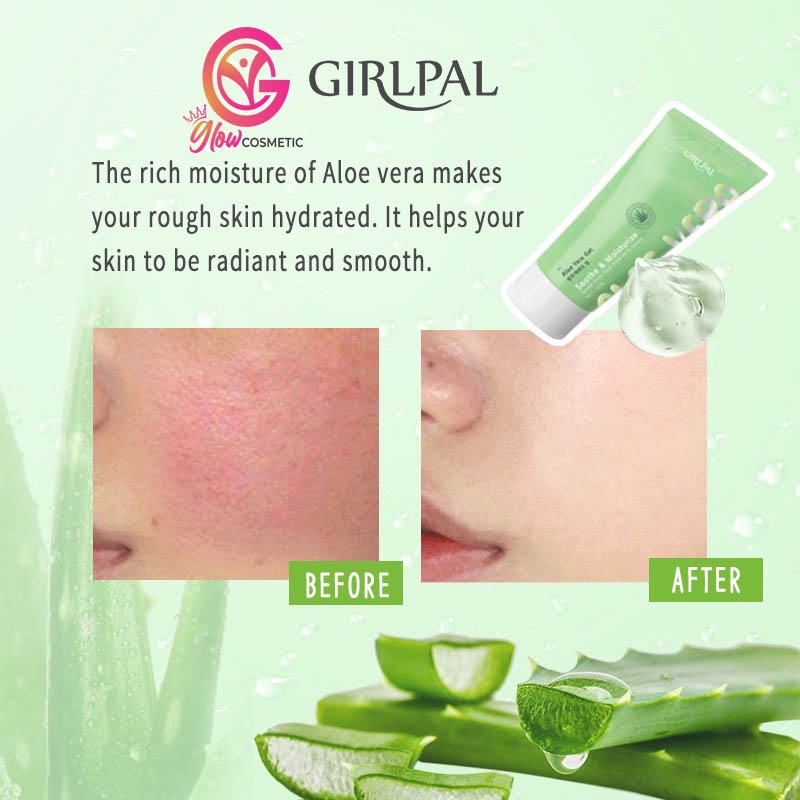 GIRLPAL ALOE VERA GEL MOISTURIZING SOOTHING GEL (100G)