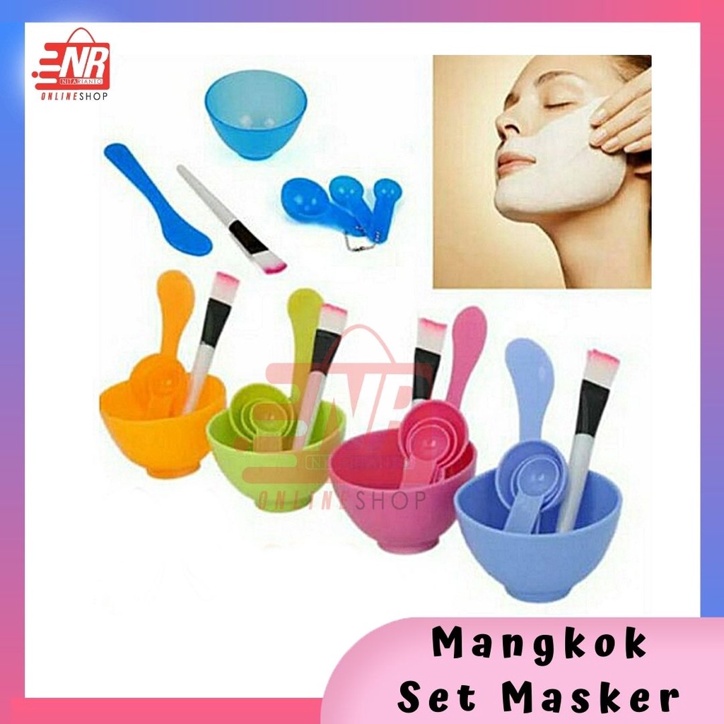 Mangkok set masker / Mangkuk masker wajah / Masker wajah / mangkok masker