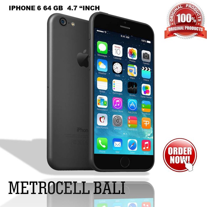Handphone Second Iphone 6 64gb 4g Lte Bergaransi Merah Muda Hp Bekas Shopee Indonesia