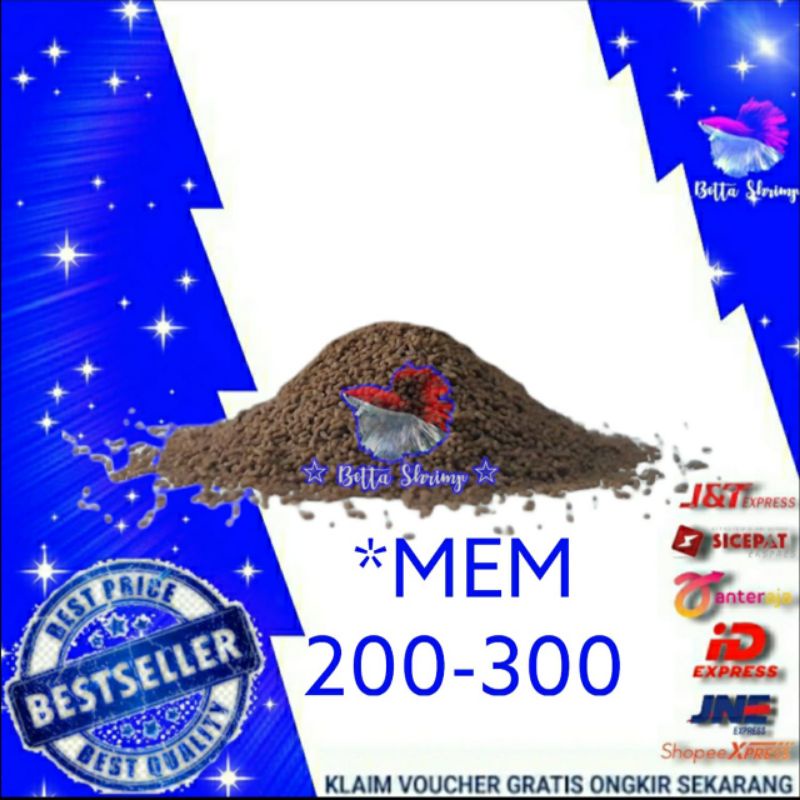 Pelet mem murah 1kg / mem prime pelet benih ikan