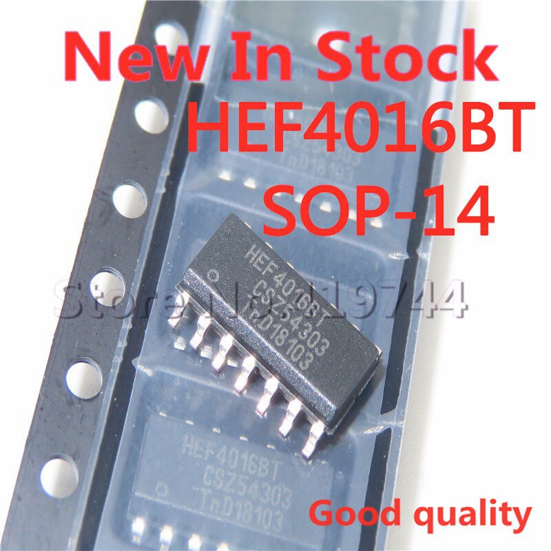 5pcs IC HEF4016BT HEF4016 SMD SOP14