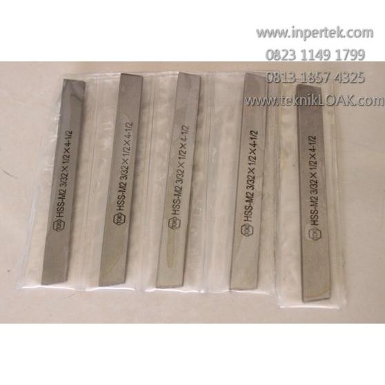 1 Set Sch-32C + 1/8*3/4 Tool Holder Pisau Hss Toolbit Pahat Bubut Hss