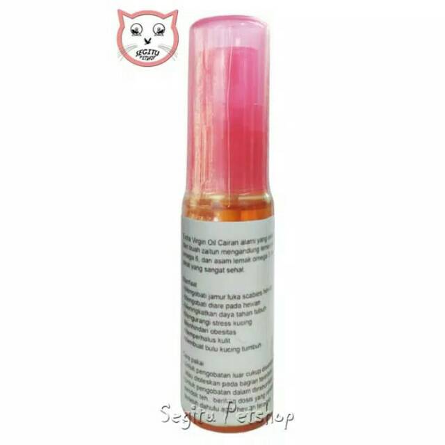 Obat kucing vitamin kucing Extra Virgin oil untuk kucing scabies jamur koreng