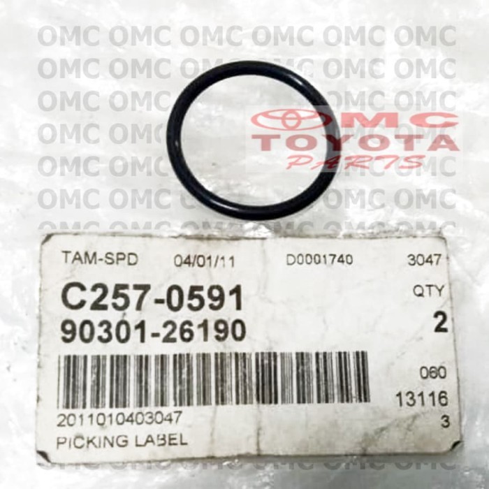 O Ring Oring Seal Oil Accumulator Piston HILUX Kijang 90301-26190