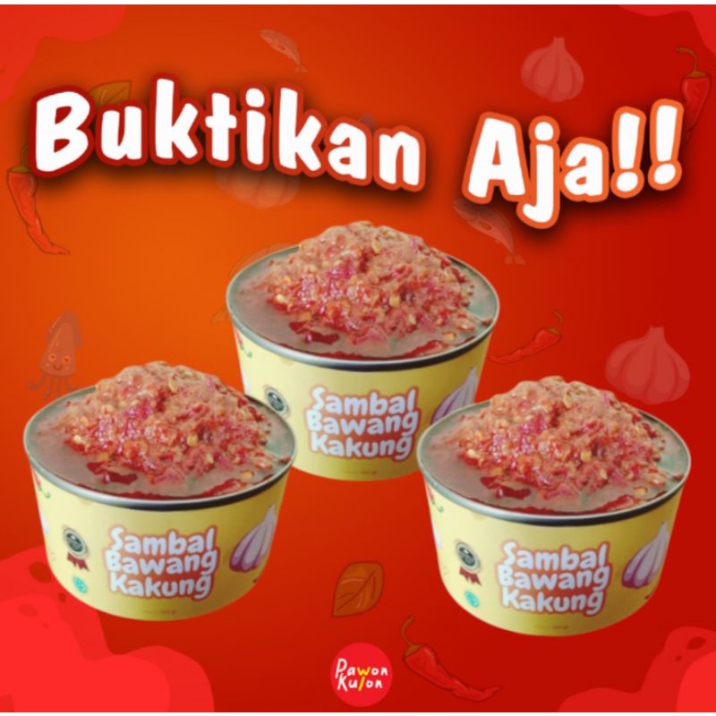 

Sambal pawonkulon - Set Sambal 3 Varian Sambel Bawang Kakung