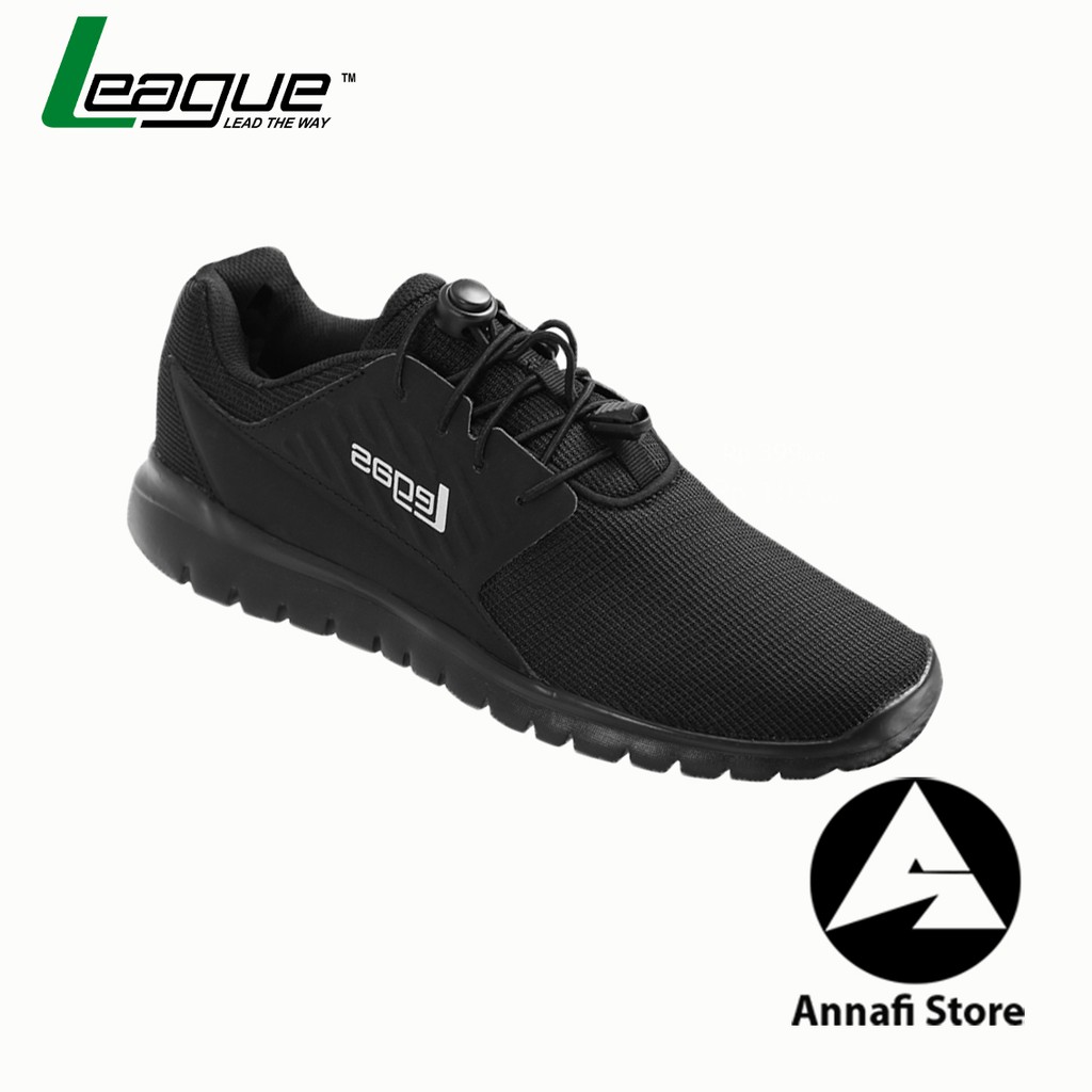 JUAL SEPATU RUNNING LEGAS FREEDOM 102307-001 FULL BLACK