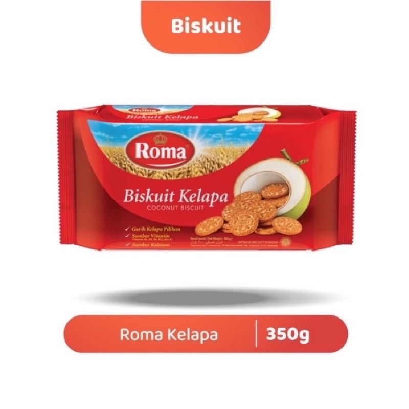 

Roma Biskuit Kelapa 300 gr / Biskuit Roma Kelapa