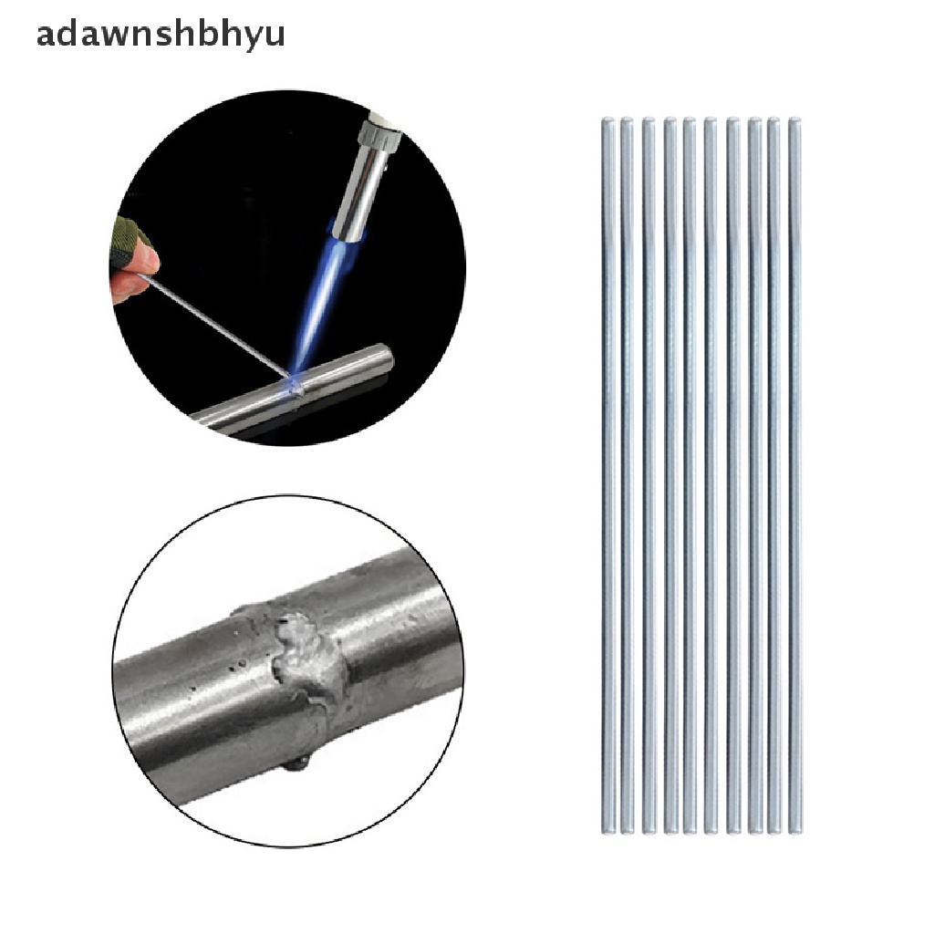 Adawnshbhyu 20PCs Kawat Las Flux Cored Aluminium Batang Las Flux Cored Mudah Meleleh Untuk Solder Las