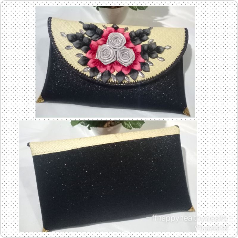 Tas anyaman enceng gondok tas etnik tas pesta etnik