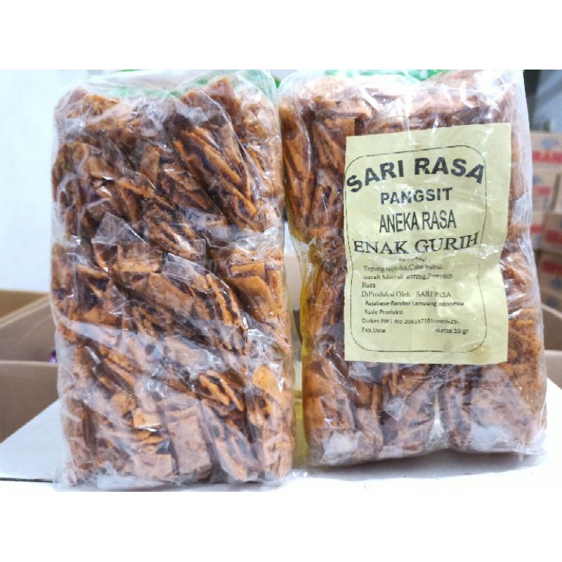 

PANGSIT PEDAS/KERIPIK SETAN SARI RASA ISI 20PCS