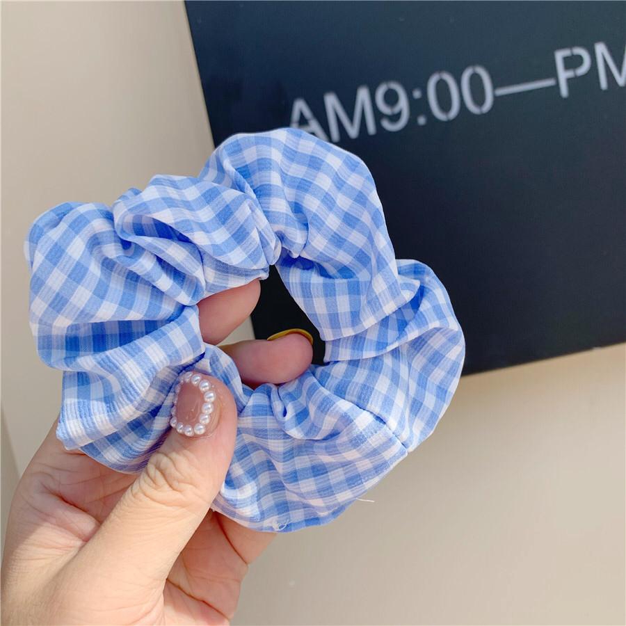 ☀ INDOLAND ☀ R184 Korea Ikat Rambut Kain Karet Wanita Scrunchie Elastis Kisi Tali Aksesoris Rambut